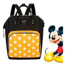 Mochila Maternal Disney Bolso Pañalera Multifuncional Bebe