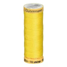 Gutermann - Hilo De Algodon Natural 110 Yardas Color Amar