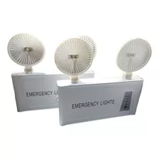 Lampara De Emergencia Recargable Focos Led Pack De 2 Lampara