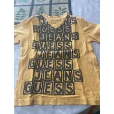 Remera Con Estampa Gris Y Amarilla Talle 4 Años