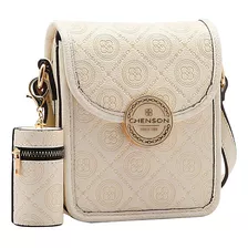 Bolsa Feminina Monograma Lady Transversal Chenson 3484181