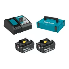 Kit 2 Baterías 6.0 A Y Cargador Rápido Dc18rc Makita 1981130