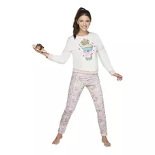 Pijama Dama Invierno 2 Piezas So Coffee Queen So Pink 11559