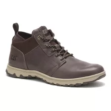 Zapatilla Hombre Wrest Café Cuero Cat