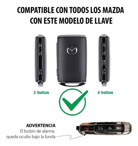 Funda Llave Mazda 3 6 Cx3 Cx5 Cx30 Mx5 Foto 5