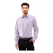 Camisa Traveler Cuadros Lavanda Van Heusen