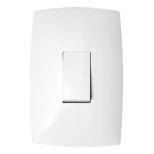 Conjunto 1 Interruptor Simples Vertical 4x2 Branco Home Blux