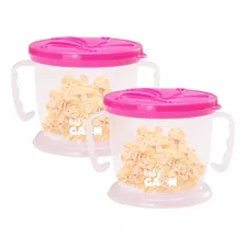 Recipiente De Snacks Para Bebés Pack De Vasos Antiderrames