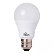 Kit Lâmpada Led 12w Bulbo Pera 6500k Branco Frio Bivolt - Kian Cor Da Luz Branco-frio 110v/220v