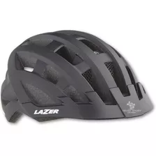 Casco Ciclismo Patinaje Lazer Elite Ajustable Con Luz Color Negro Talla Universal