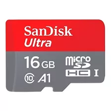 Tarjeta De Memoria Sandisk Sdsquar-016g-gn6ma Ultra Con Adaptador Sd 16gb