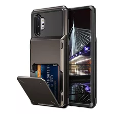 Funda Cartera Vofolen Para Galaxy Note 10+ 10 Plus Negra