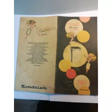 Manual De Uso De Lavadora Sindelen, Año 1960 