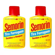 2 Un Tira Ferrugem Semorin 50ml Tecidos/roupa Tira Ferrugem