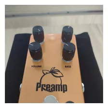 Pedal Zen Effects Preamp Laranja Candy Edição Limitada