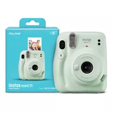 Máquina Fotográfica Instantânea Instax Mini 11 Verde Pastel