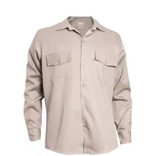 Camisa De Trabajo Maser Gabardina Tipo Grafa 6 Oz.