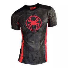 Playera Miles Morales Con Aplicación Hd Premium