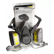 3m Respirador Mascarilla 6200 + Par Filtros 6003 + Lentes