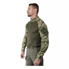 Combat Shirt Masculina Bélica / Camuflado Multicam