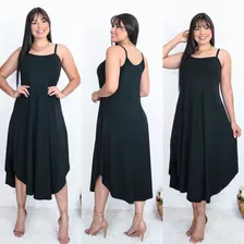 Vestido Social Moda Evangélica Plus Size Super Confortável