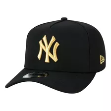 Boné New Era New York Yankees 940 A-frame Gold On Black