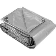 Carpa Lona Multiuso Impermeable 3x5 Mts Gris Con Ojetillos