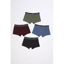 Boxer Para Niños Kayser Pack 4x Boxer Teens Hombre Azul P494