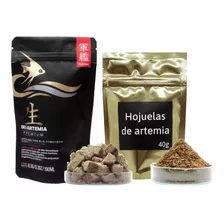 1 Artemia Premium Liofilizada 8.5g/190ml Y 1 Hojuelas 40g 