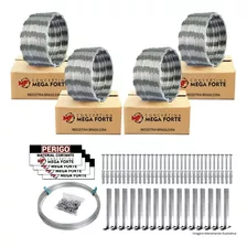 Kit 40 Mts Cerca De Concertina Mega Forte 30cm Mf 05