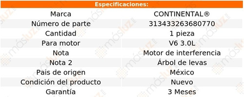 Banda Tiempo Diamante Mitsubishi V6 3.0l 92/96 Continental Foto 5