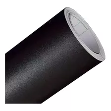 Papel Adesivo Contact Preto Fosco Lavável 10mts X 45cm