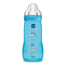 Mamadeira Easy Active 330ml Menino - Mam 4833 Cor Azul Fundo Do Mar