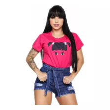 T-shirt Camiseta Monstros Sa Sulley Mike Boo Blusa Feminina 