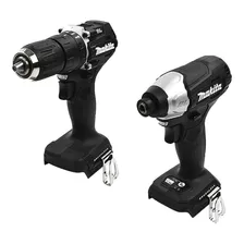 Rotomartillo Y Llave Impacto Makita Dlx2414x7b Brushless 18v Color Negro