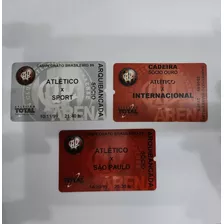 3 Ingressos Campeonato Brasileiro 1999 Athletico Paranaense