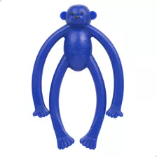 Mordedor Para Cachorro Pequeno Macaco Maciço Pet Cor Macaco Azul