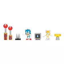Muñeco Sonic Playset The Hedgehog Diorama, Sonic Y Tails
