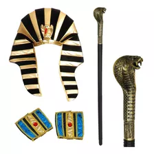 Tigerdoe Disfraz Egipcio, Juego De 3 Piezas, Sombrero De Far