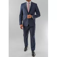 Terno Costume Apa Azul Marinho Slim New Uomo