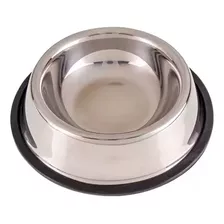 Comedouro Grande De Inox Para Cachorros E Gatos De 600 Ml