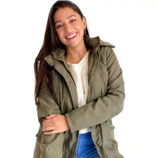 Parka Campera Mujer Importada Piel Int Envío Gratis Art.2970