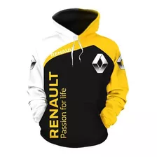 Sudadera Con Capucha Estampada Renault 3d Sportwear