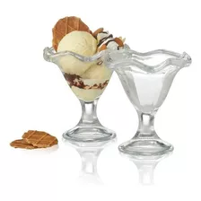 Copas Postre Victtoria Helado 250ml X4 Color Cristal