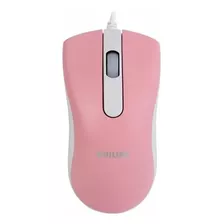 Mouse Philips M101 Cable Usb - Rosa