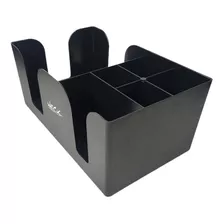 Organizador De Mesa E Bar Profissional Preto 24x15x11cm