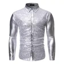 Chaqueta Con Cremallera A Rayas Brillantes Con Lentejuelas P