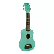 Ukelele Kohala Turquesa Soprano Serie Tiki