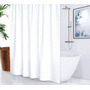 Tercera imagen para búsqueda de cortina de baño blanca impermeabl forro blanco 12 argollas