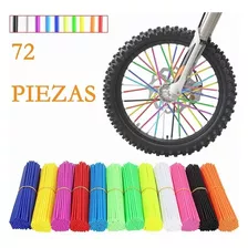 Bicicleta De Motocross Popotes Cubre Rayos De 24 Cm Y 72 Uni